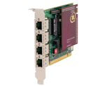 Digium TE407P Quad Span T1/E1 PCI Card for Asterisk™